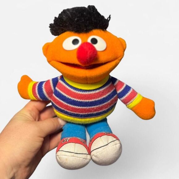 Vintage 1990s Sesame Street Ernie Plush Stuffed Animal Toy - Picture 1 of 6